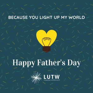 You Light Up My World - Father's Day Card