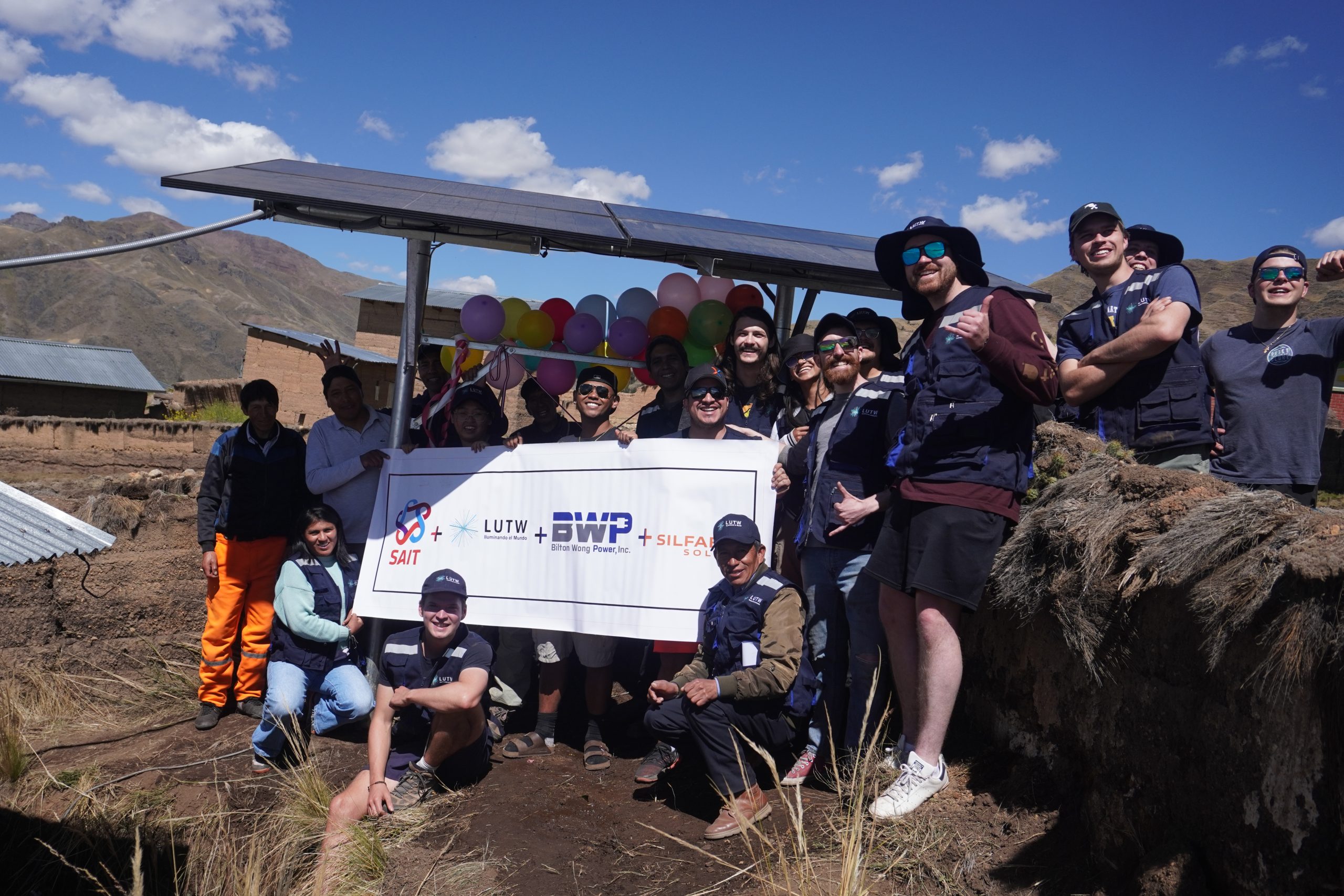 The team of volunteers and LUTW celebrating