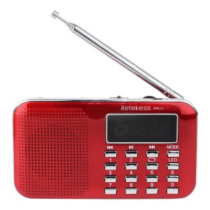 Radio Recargable - AM, FM, MP3 y microSD