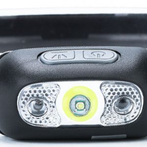 lampara de cabeza frente recargable