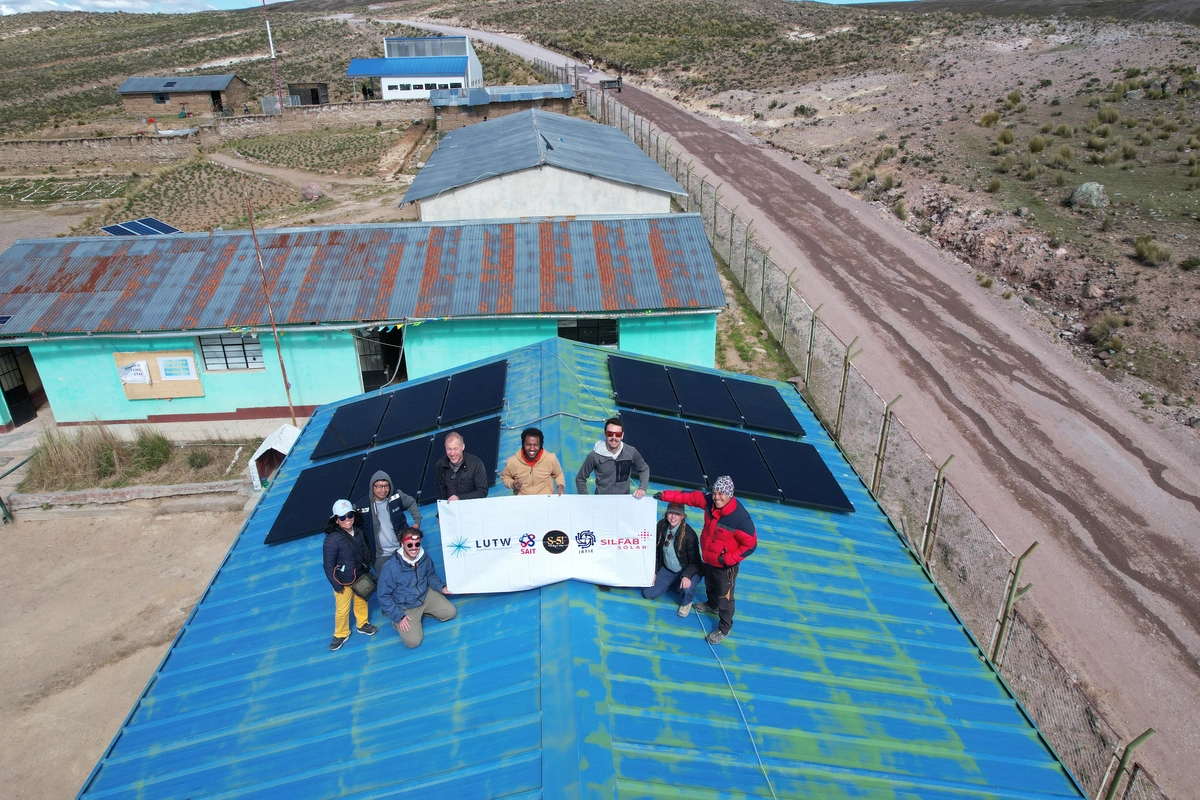 SAIT team on LUTW project in Pedregal bringing solar energy to remote community